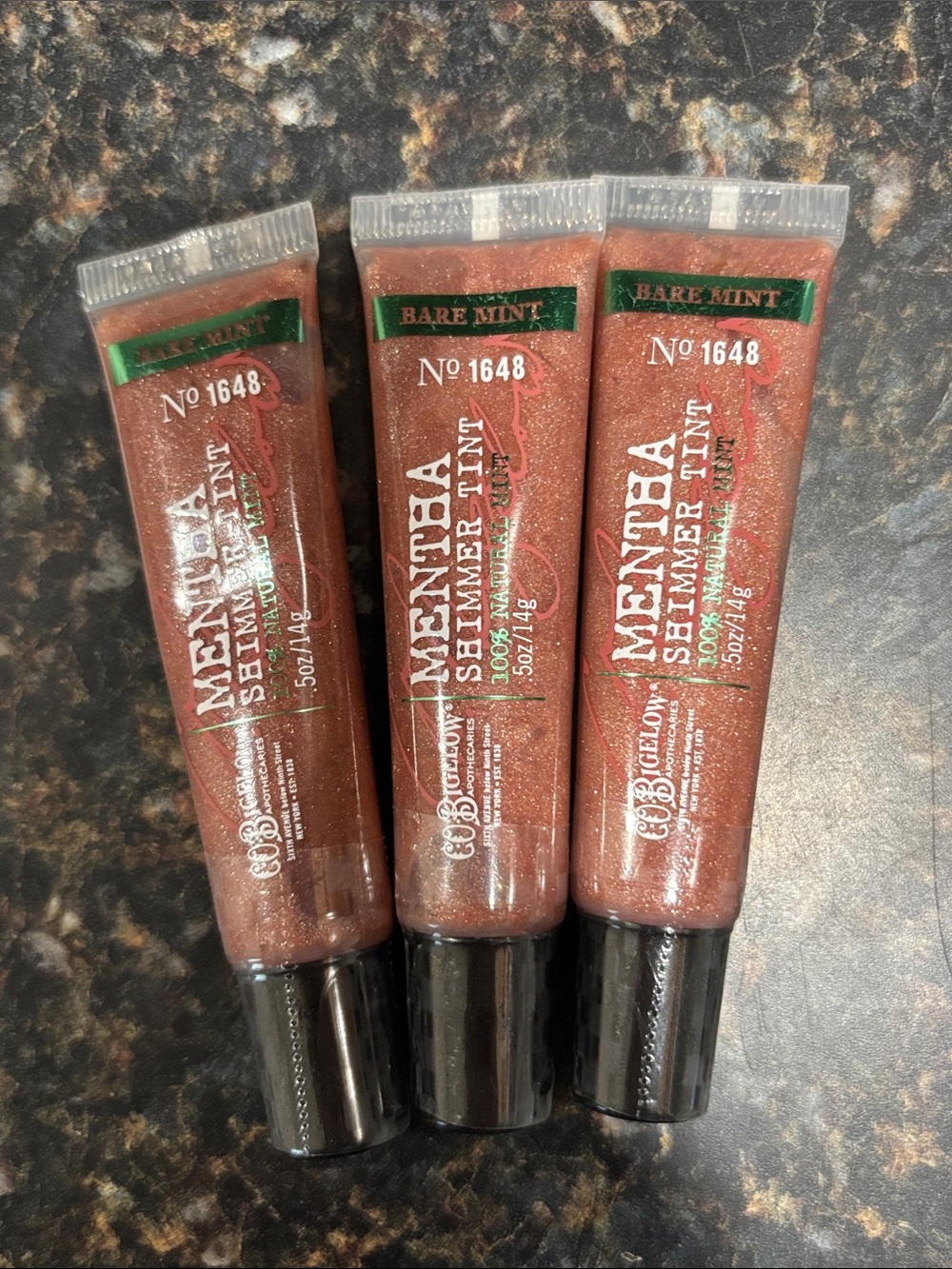 Victoria’s Secret Bigelow Apothecaries Mentha Mint Lipgloss Bundle